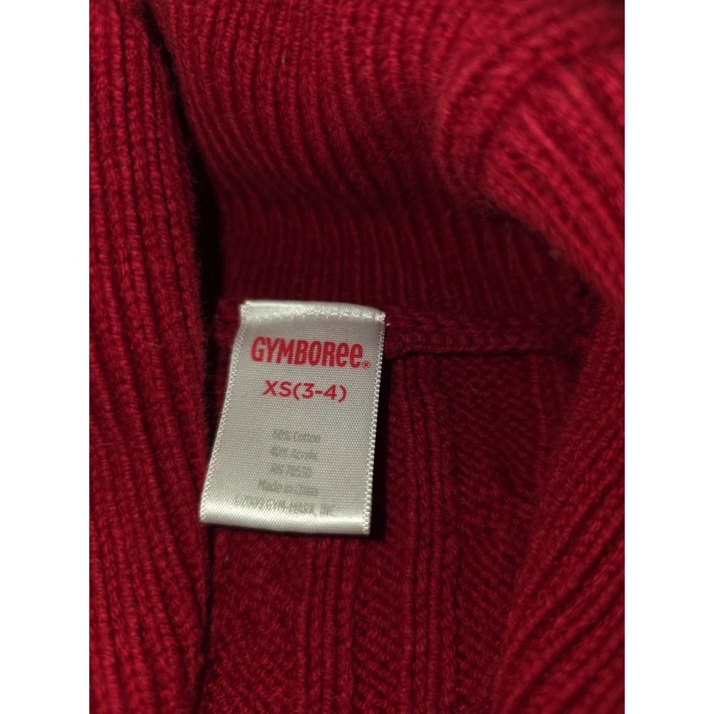 Gymboree alpine sweetie lot of 2 sweaters white red size 3 4